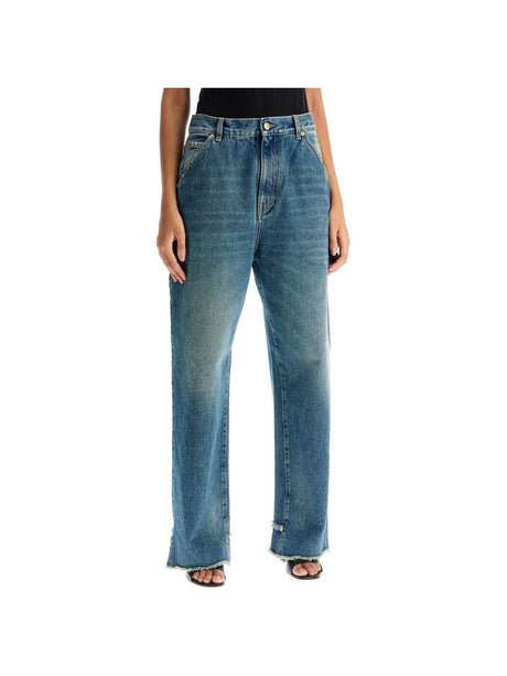 Loose Fit Carpenter Jeans Distressed Finish - Women > Clothing > Jeans > Jeans