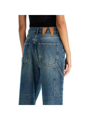 Loose Fit Carpenter Jeans Distressed Finish - Women > Clothing > Jeans > Jeans