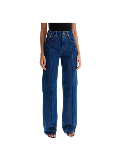 Lu Pleated Effect Jeans