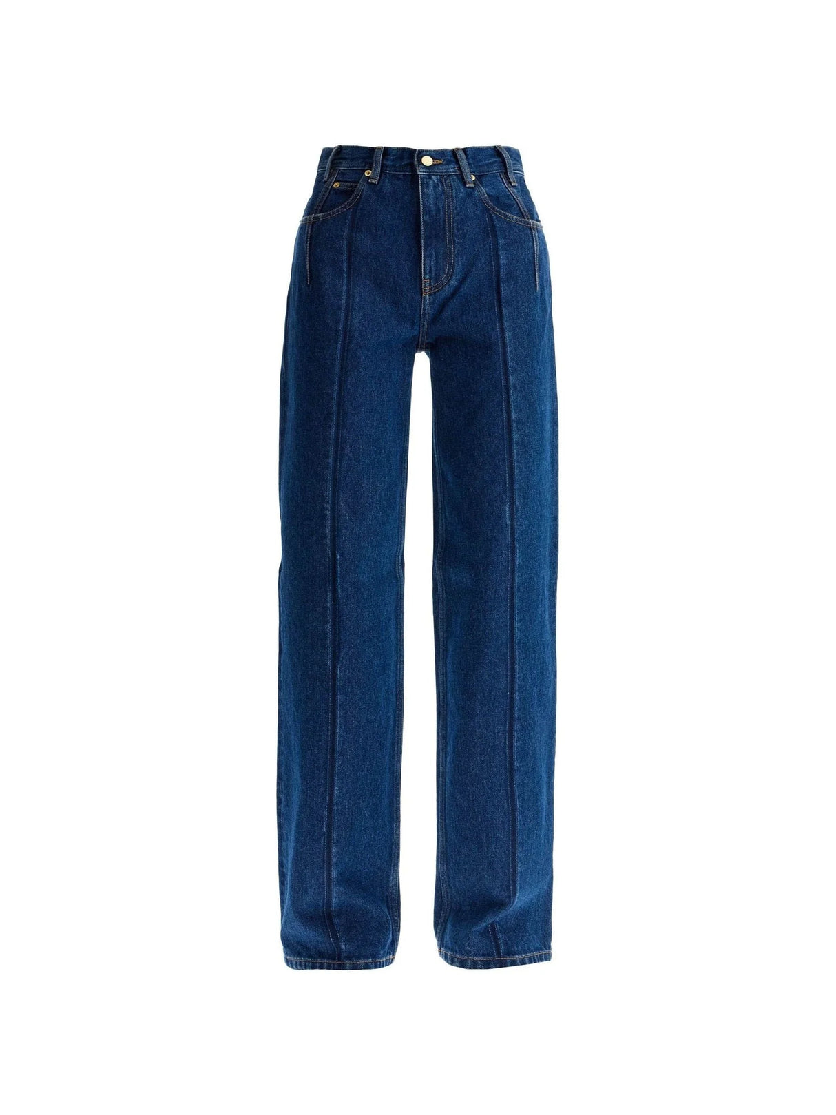 Lu Pleated Effect Jeans