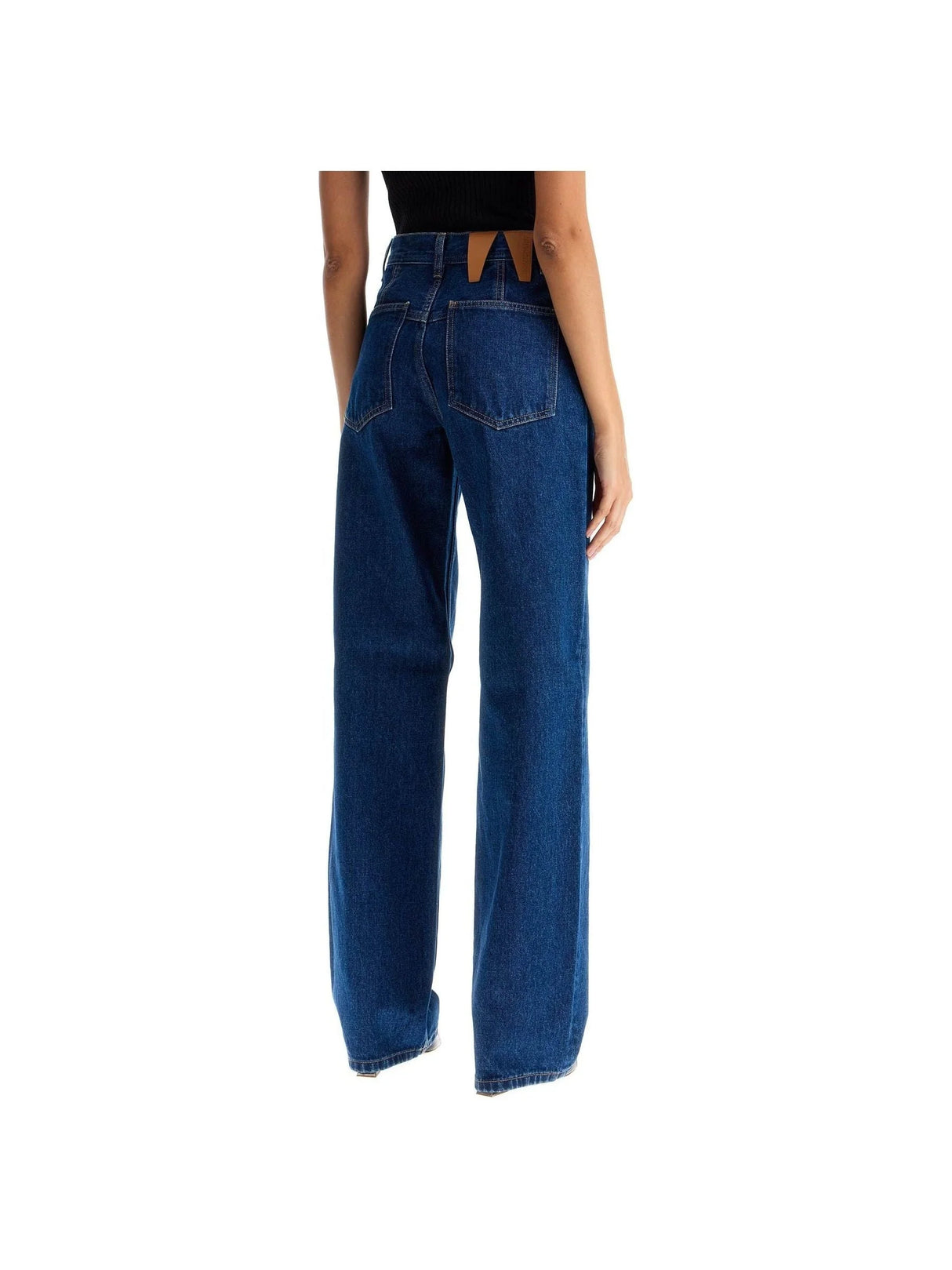 Lu Pleated Effect Jeans