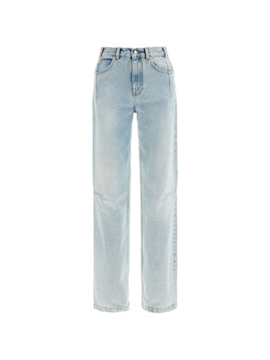 Straight Leg Cotton Denim Jeans - Women > Clothing > Jeans > Jeans