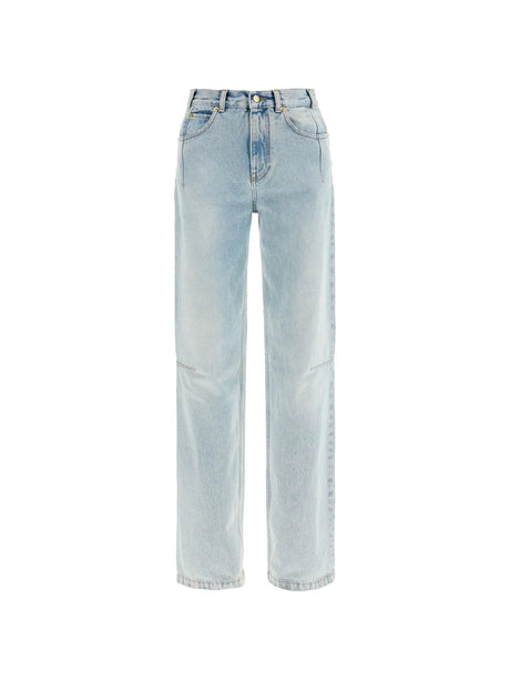 Straight Leg Cotton Denim Jeans - Women > Clothing > Jeans > Jeans