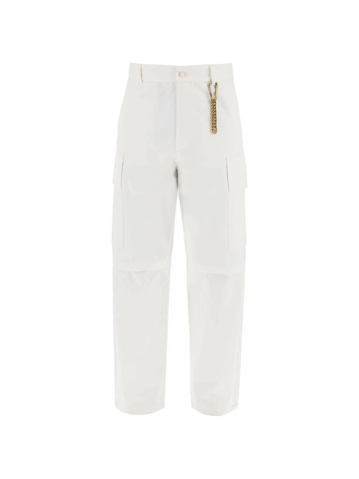 White Workwear Cotton Cargo Pants DARKPARK JOHN JULIA.