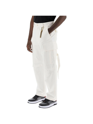 White Workwear Cotton Cargo Pants DARKPARK JOHN JULIA.