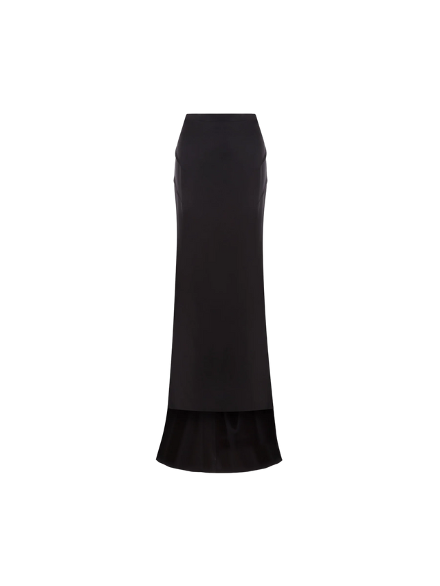 Envers Satin Long Skirt-DEL CORE-JOHN JULIA