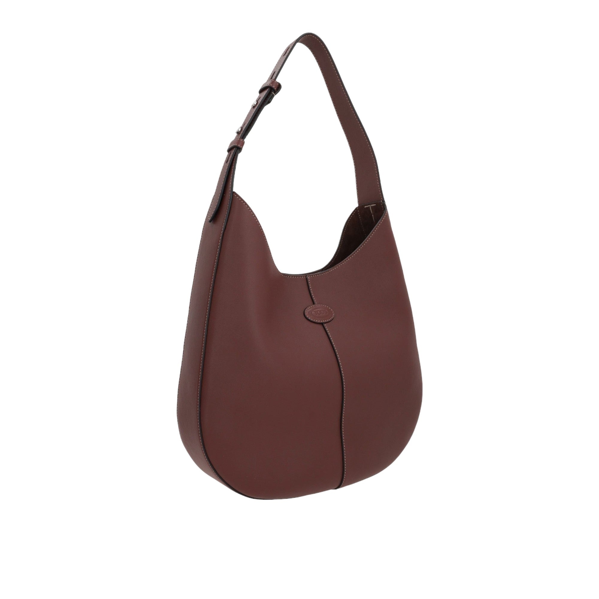 Di Bag Small Smooth Leather Hobo Bag-TOD'S-JOHN JULIA