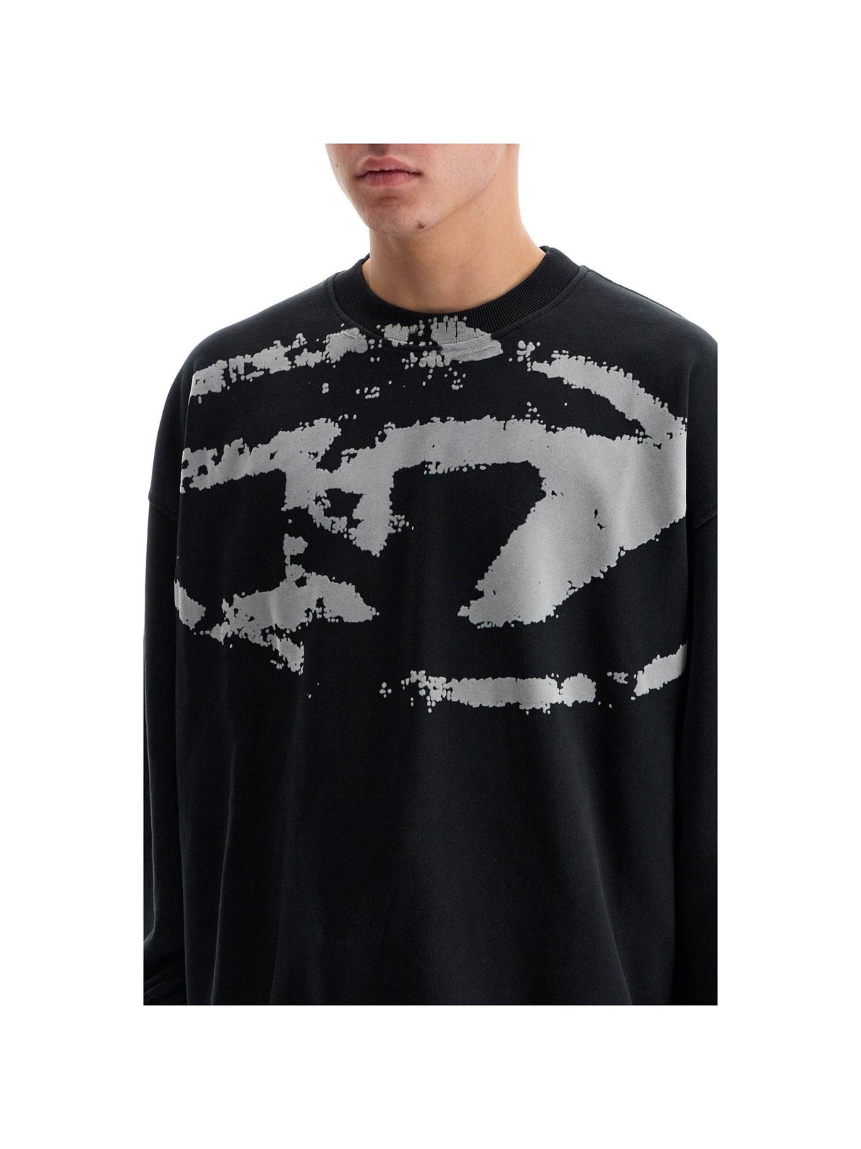 Fleece Sweatshirt With F