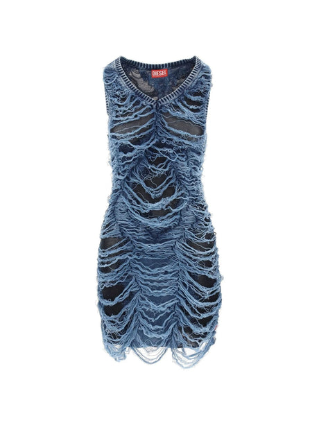 Destroyed Knit Mini Dress - XXXS - Women > Clothing > Dresses > Mini