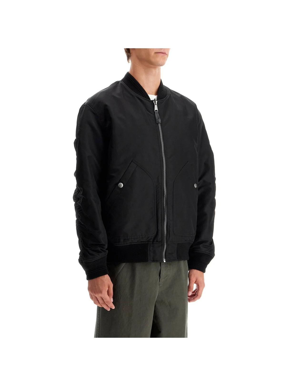 DIESEL-J-Held Reversible Organic Cotton Bomber Jacket -JOHN JULIA.