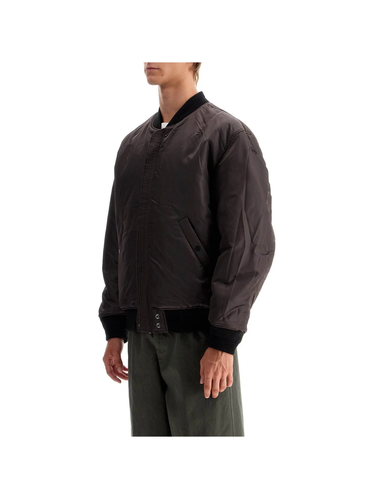 DIESEL-J-Held Reversible Organic Cotton Bomber Jacket -JOHN JULIA.