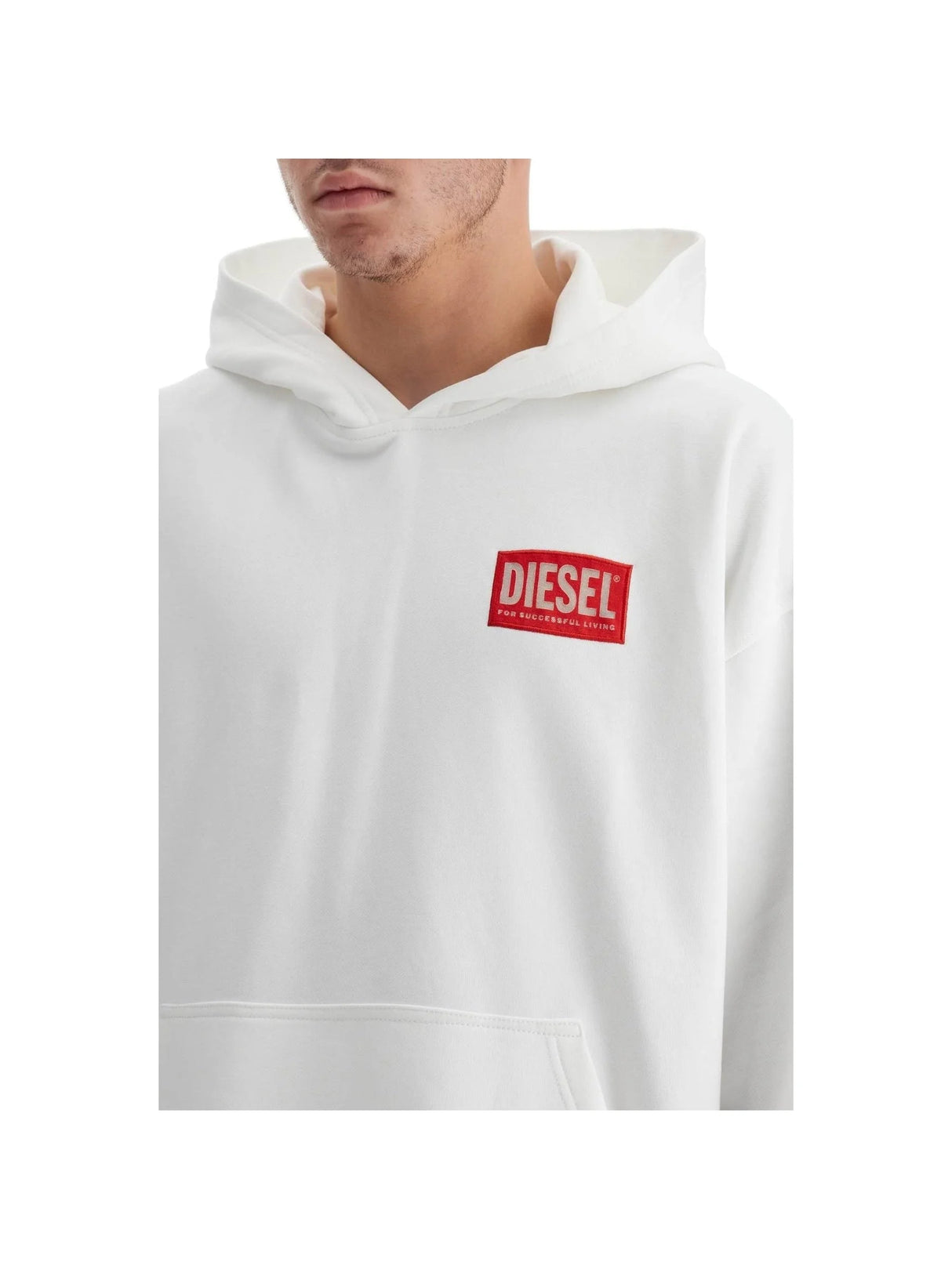 S-Boxt Graphic Cotton Hoodie-Diesel-JOHN JULIA