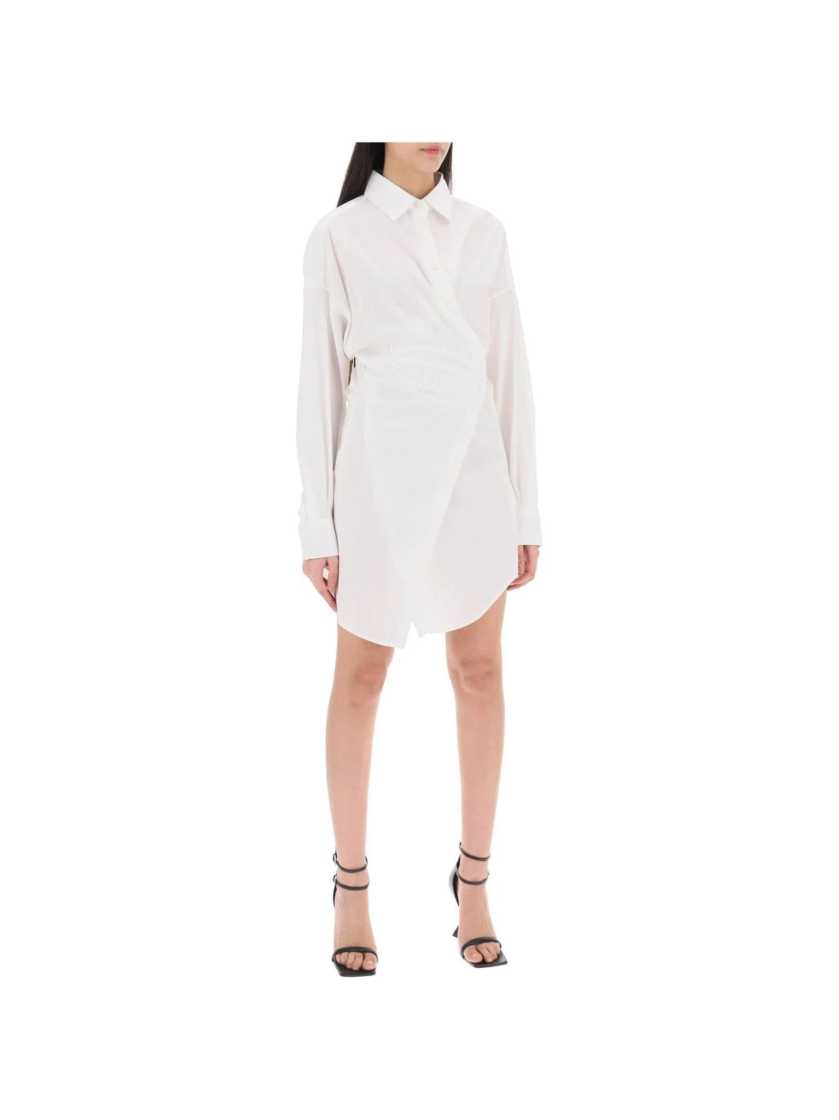 Stretch Poplin Logo Mini Dress - Women > Clothing > Dresses > Mini