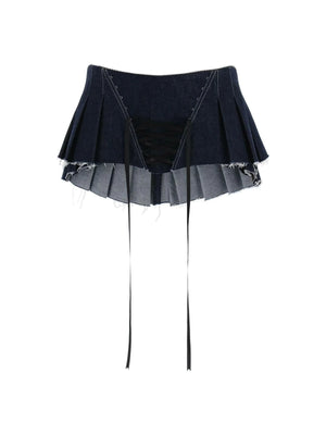 Micro Pleated Skirt With Corset DILARA FINDIKOGLU JOHN JULIA.