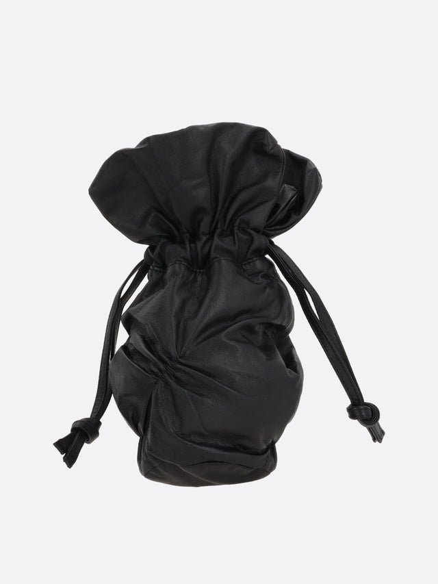 Ananas Grainy Leather Crossbody Bag-DISCORD YOHJI YAMAMOTO-JOHN JULIA