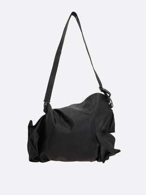 Cubic Grainy Leather Shoulder Bag-DISCORD YOHJI YAMAMOTO-JOHN JULIA