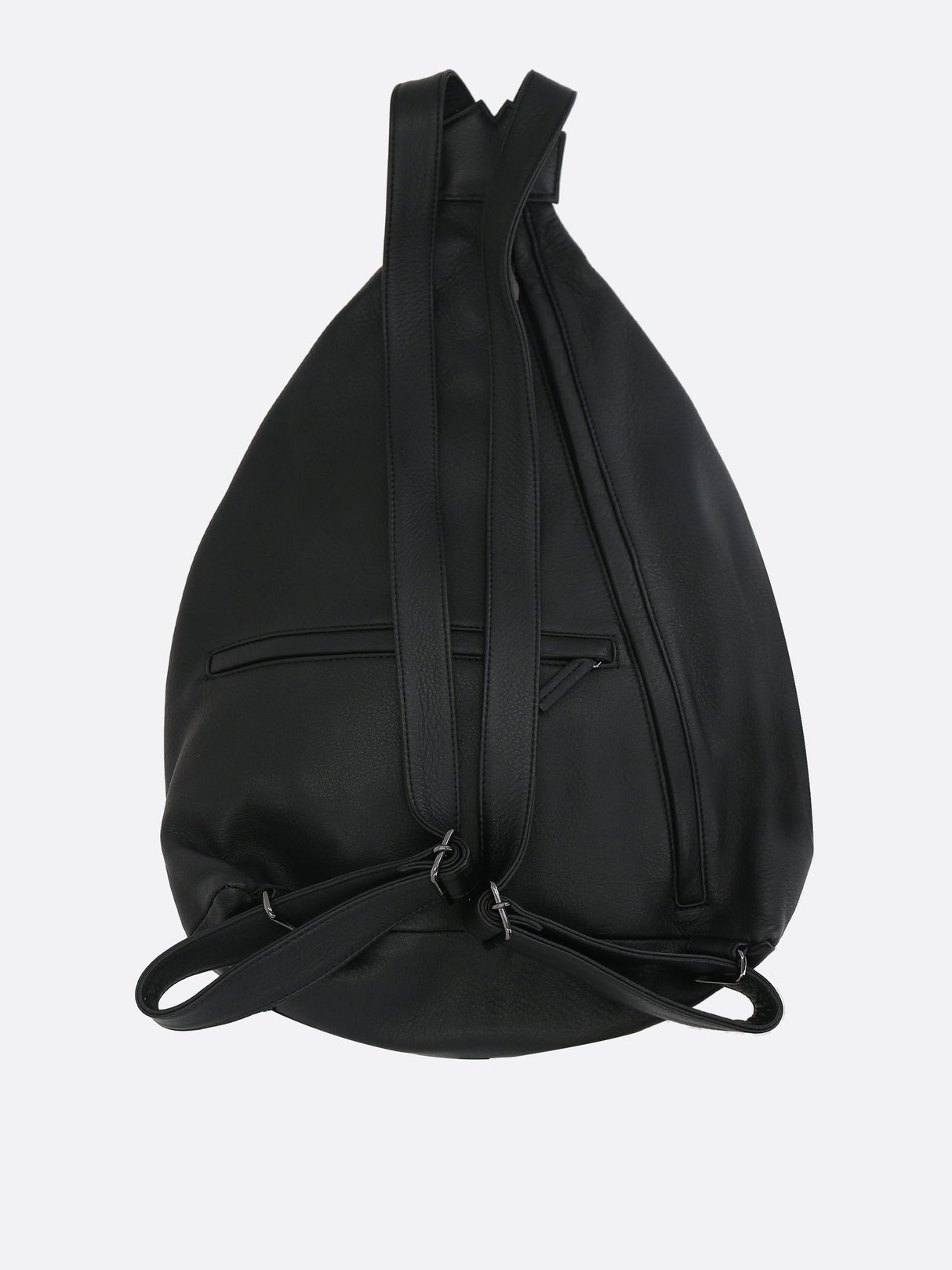 Grainy Leather Backpack-DISCORD YOHJI YAMAMOTO-JOHN JULIA