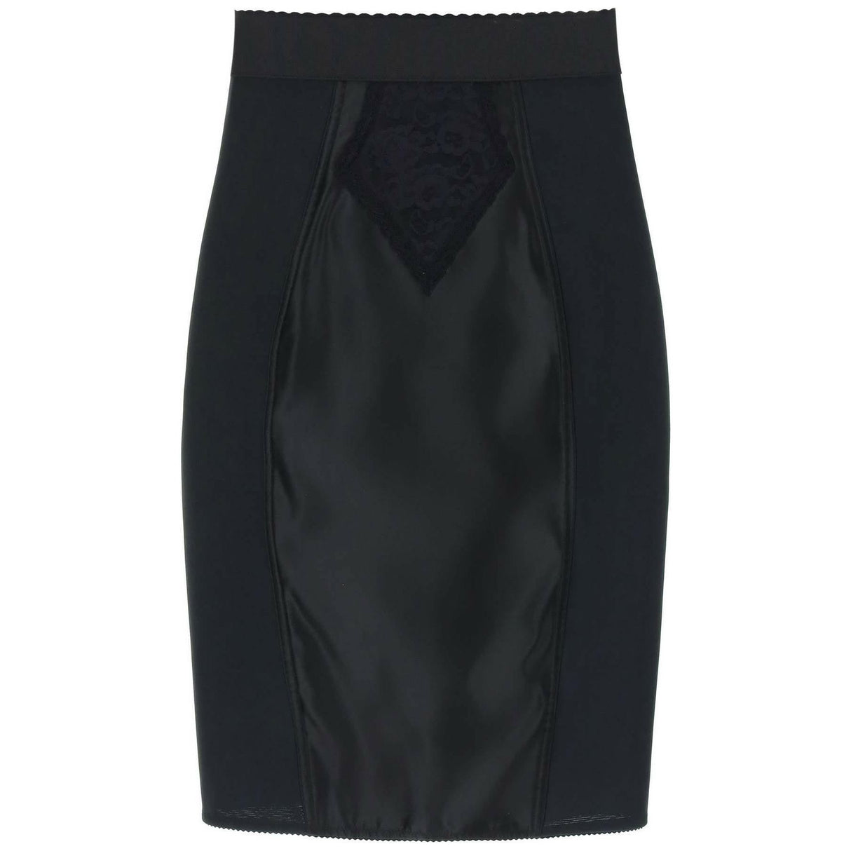 Mini Satin And Powernet Skirt DOLCE & GABBANA JOHN JULIA.