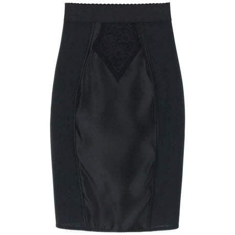 Mini Satin And Powernet Skirt DOLCE & GABBANA JOHN JULIA.