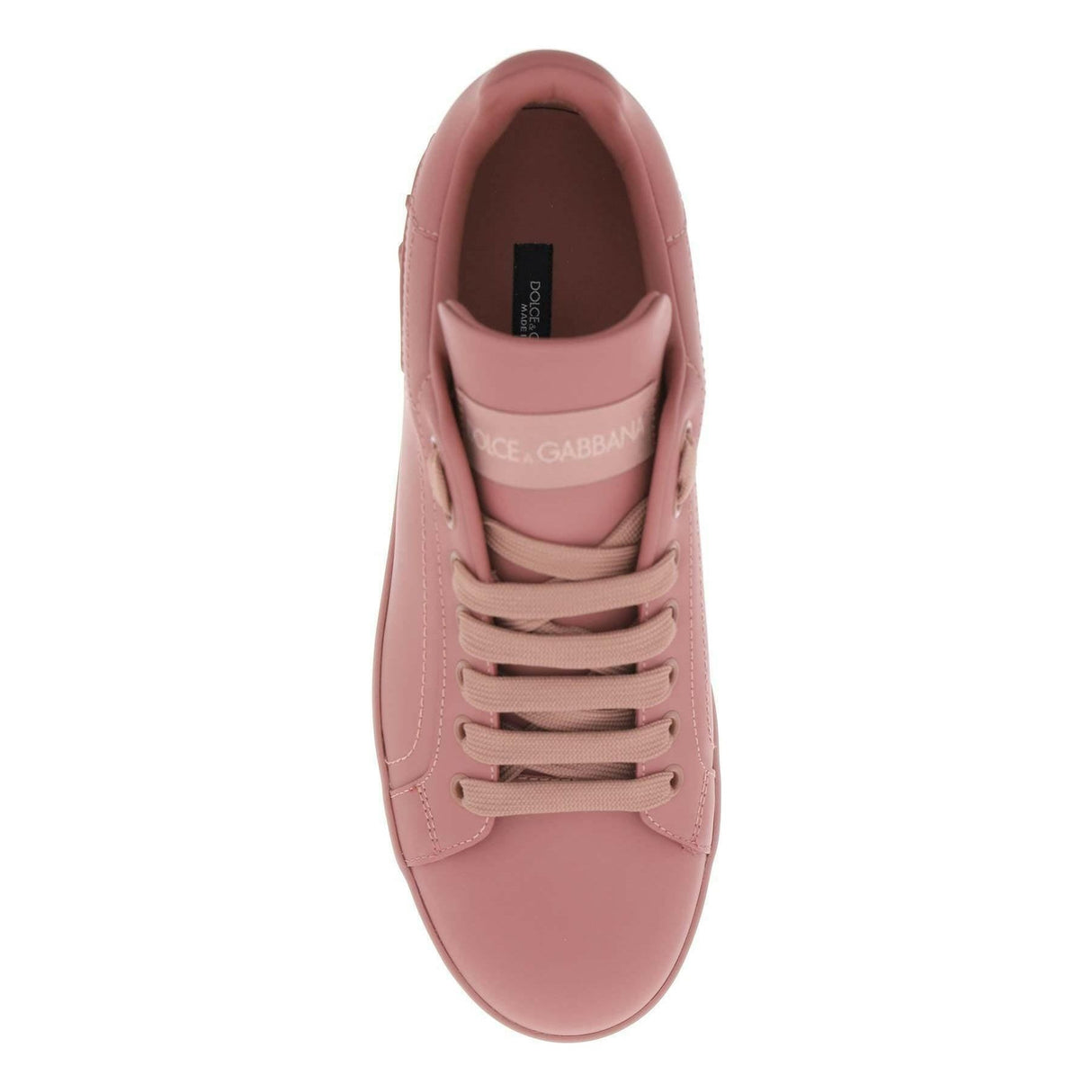 Pink Portofino Calfskin Sneakers DOLCE & GABBANA JOHN JULIA.