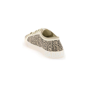 Printed Canvas Portofino Vintage Sneakers DOLCE & GABBANA JOHN JULIA.