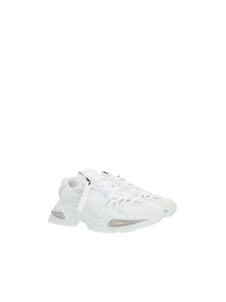 Airmaster Mixed Material Sneakers-DOLCE&GABBANA-JOHN JULIA