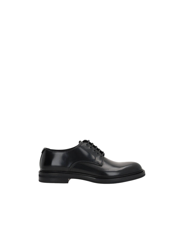 DOLCE&GABBANA-Altavilla Brushed Leather Derby Shoes-JOHN JULIA