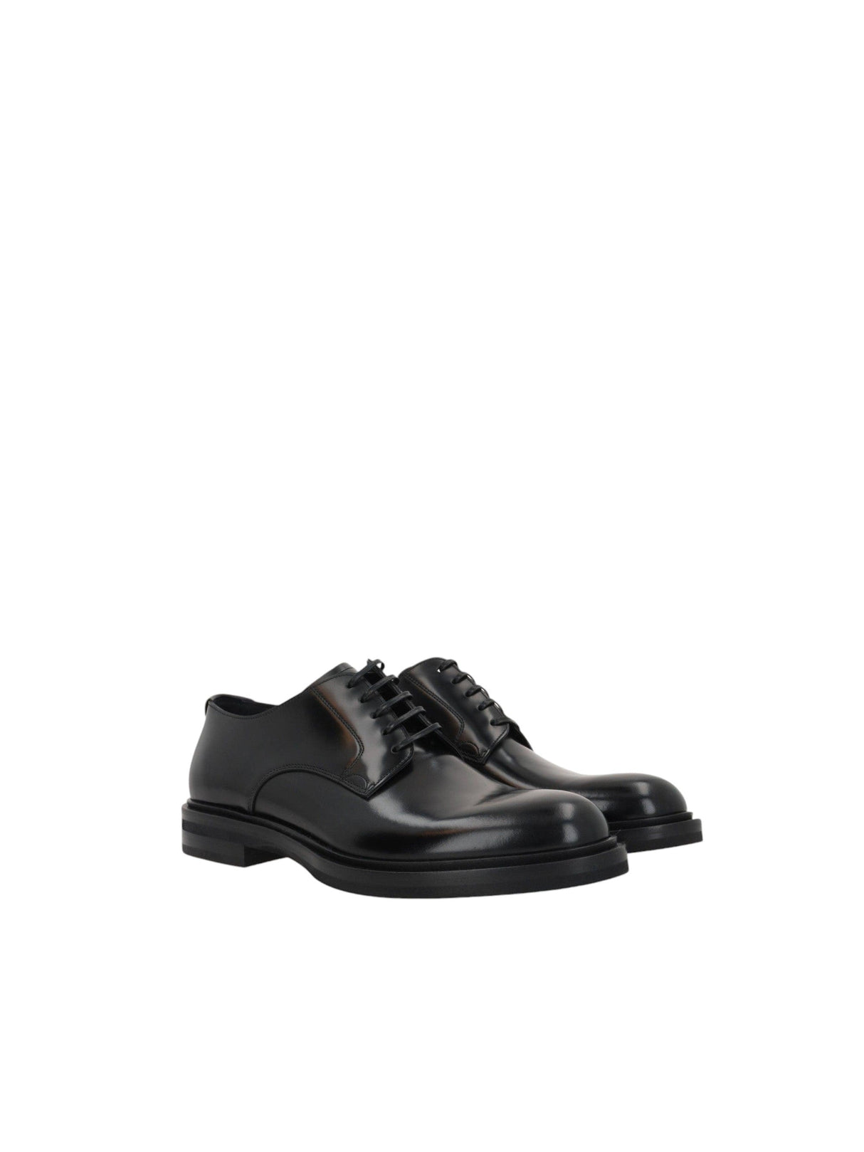 DOLCE&GABBANA-Altavilla Brushed Leather Derby Shoes-JOHN JULIA