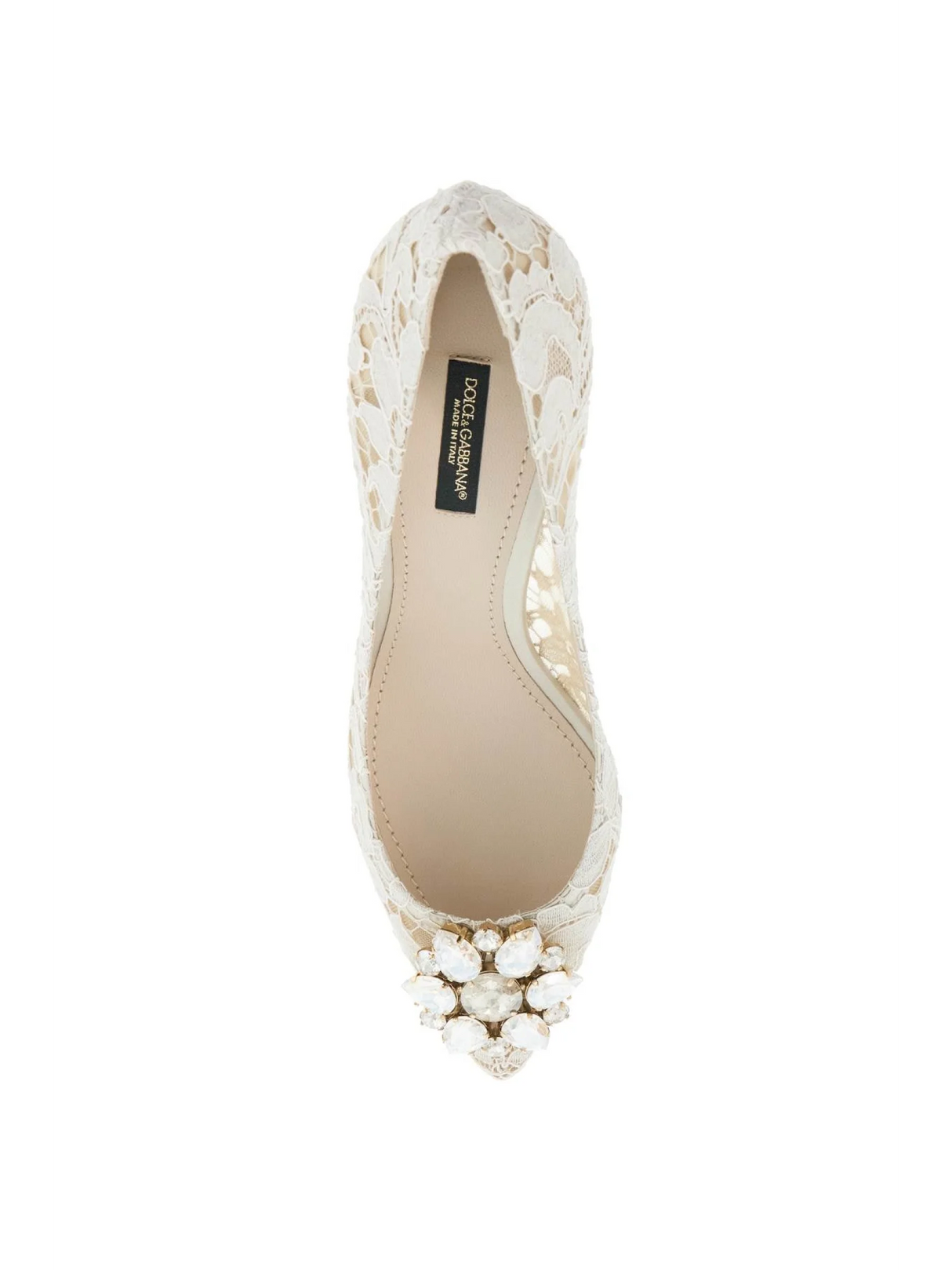 Bellucci Lace Embellished Pumps-Dolce & Gabbana-JOHN JULIA