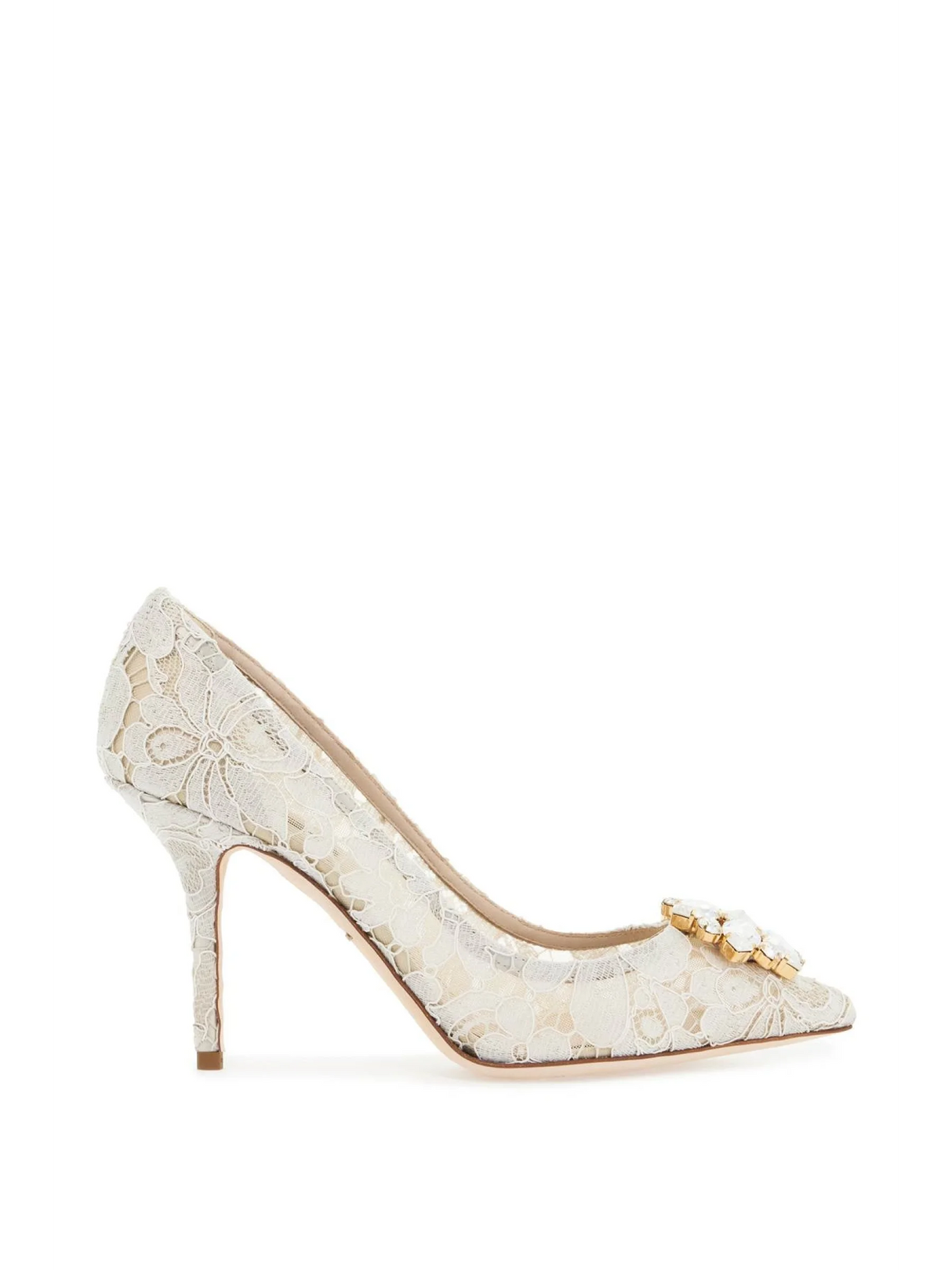 Bellucci Lace Slingback Pumps-Dolce & Gabbana-JOHN JULIA