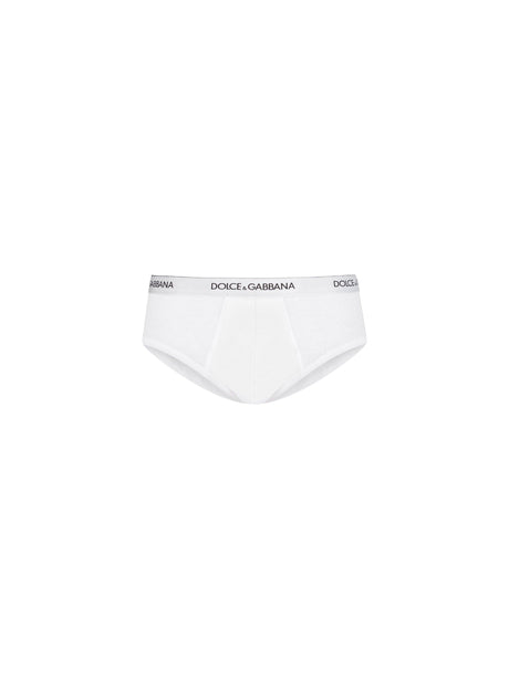 Brando Slip 2-pack In Stretch Cotton-DOLCE&GABBANA-JOHN JULIA