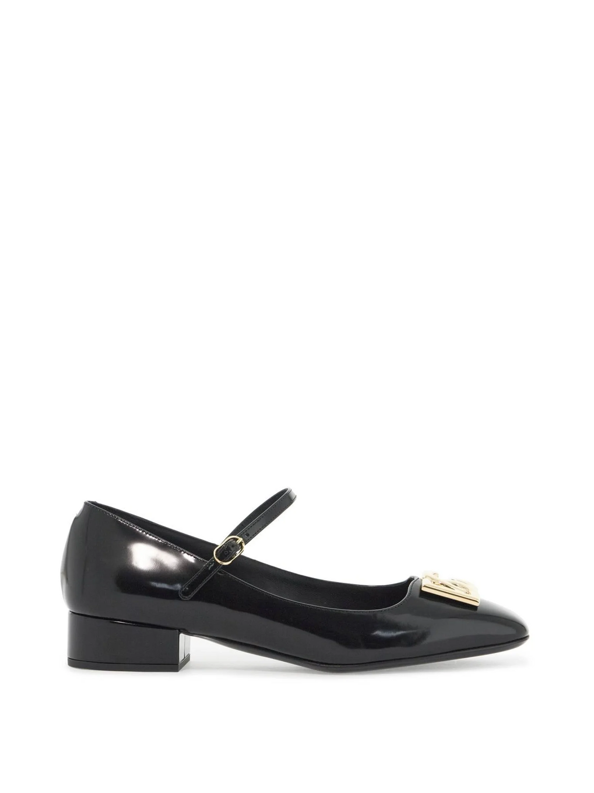 Mary Jane Brushed Leather Pumps-Dolce & Gabbana-JOHN JULIA