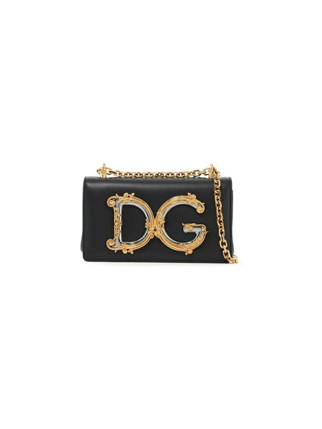 Calfskin DG Girls Phone Bag.