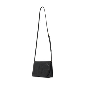 Calfskin DG Logo Crossbody Bag.