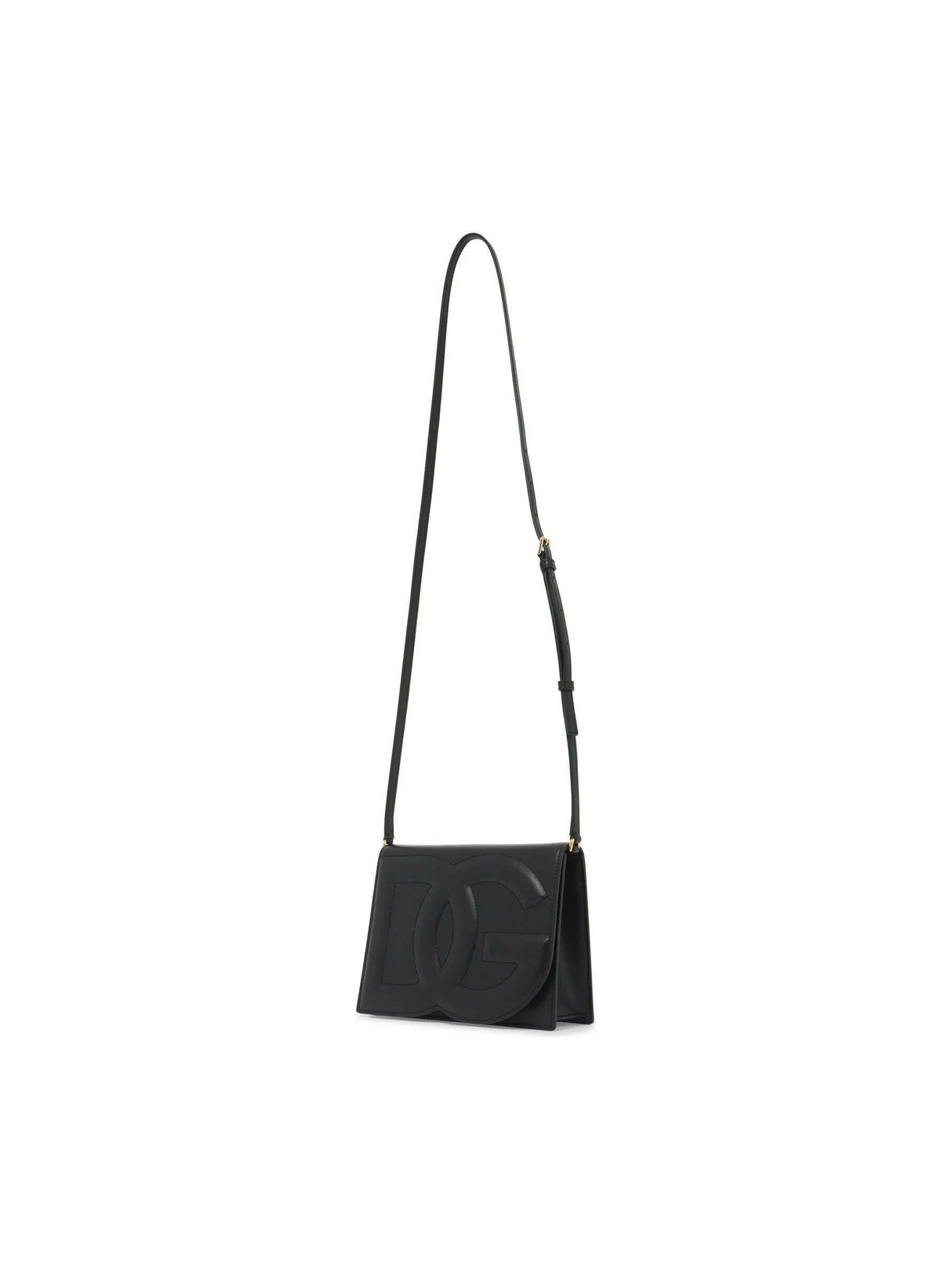 Calfskin DG Logo Crossbody Bag.