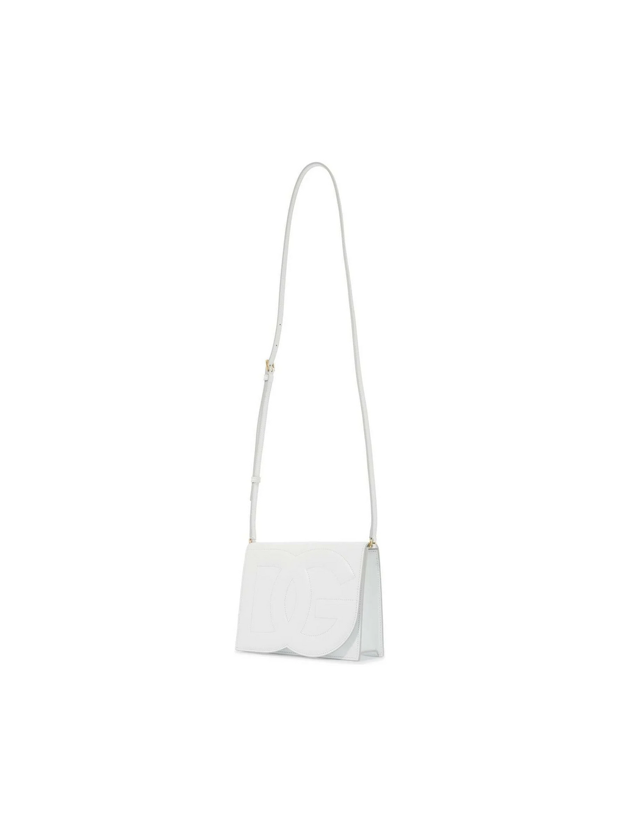 Calfskin DG Logo Crossbody Bag.