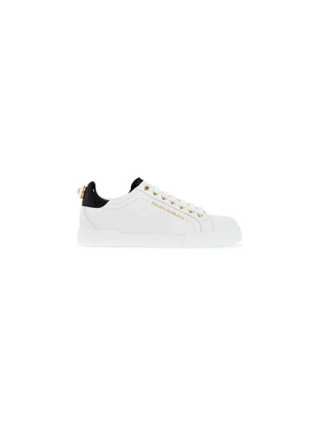 Calfskin Nappa Pearl Portofino Sneakers.