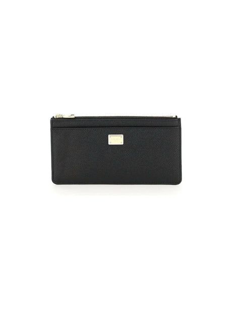 Cardholder Pouch In Dauphine Calfskin DOLCE & GABBANA JOHN JULIA.