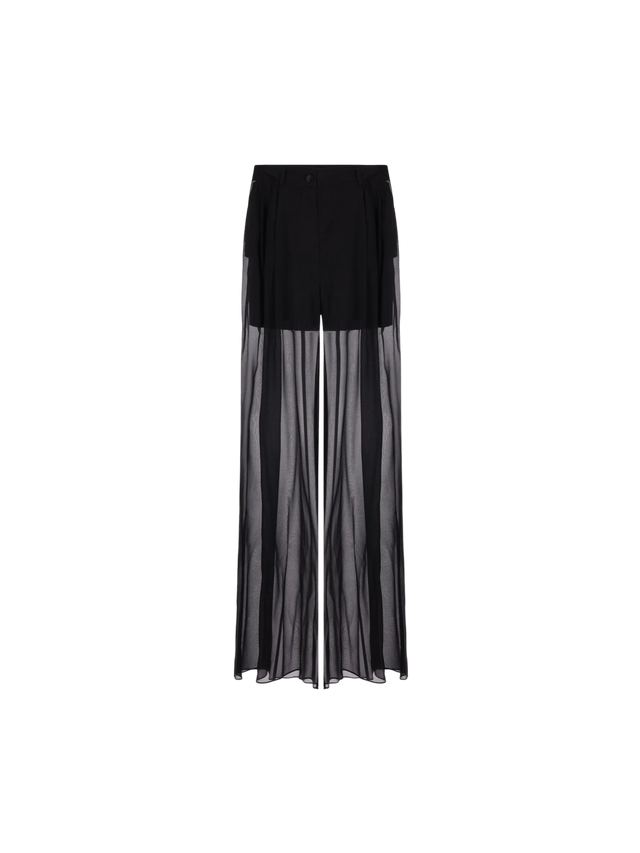 Chiffon Wide-leg Pants-DOLCE&GABBANA-JOHN JULIA