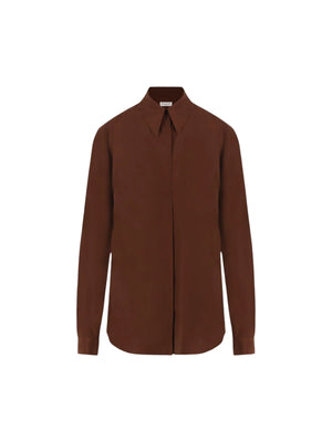 Chowy Crepe De Chine Shirt-DOLCE&GABBANA-JOHN JULIA