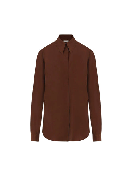 Chowy Crepe De Chine Shirt-DOLCE&GABBANA-JOHN JULIA