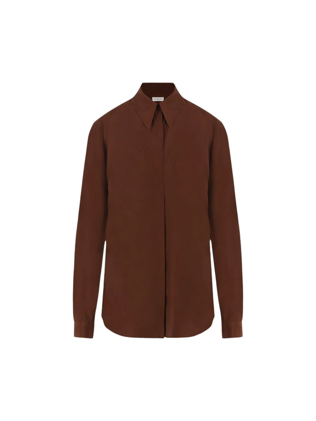 Chowy Crepe De Chine Shirt-DOLCE&GABBANA-JOHN JULIA