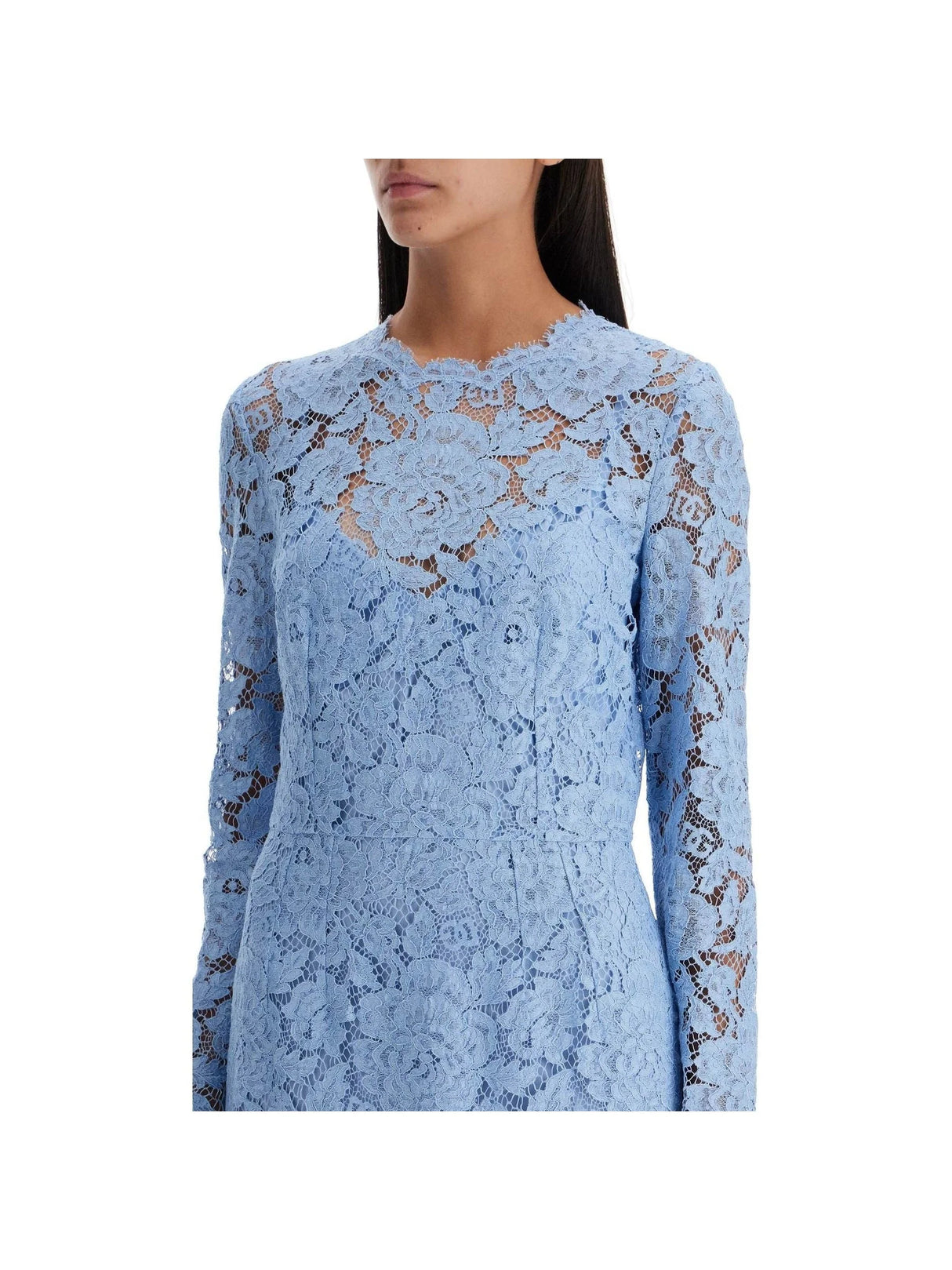 Corded Lace Sheath Dress-Dolce & Gabbana-JOHN JULIA