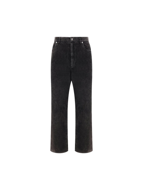 Cotton Corduroy Oversize Trousers-DOLCE&GABBANA-JOHN JULIA