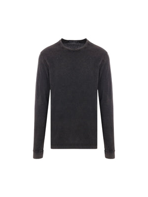 Cotton Long-sleeved T-shirt-DOLCE&GABBANA-JOHN JULIA