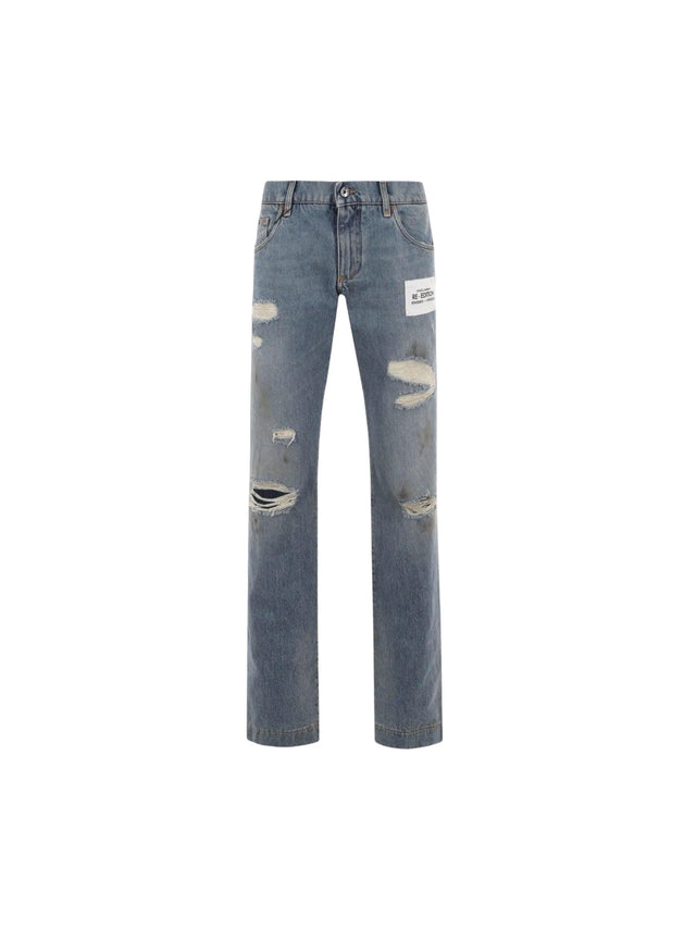 Denim Regular-fit Jeans-DOLCE&GABBANA-JOHN JULIA