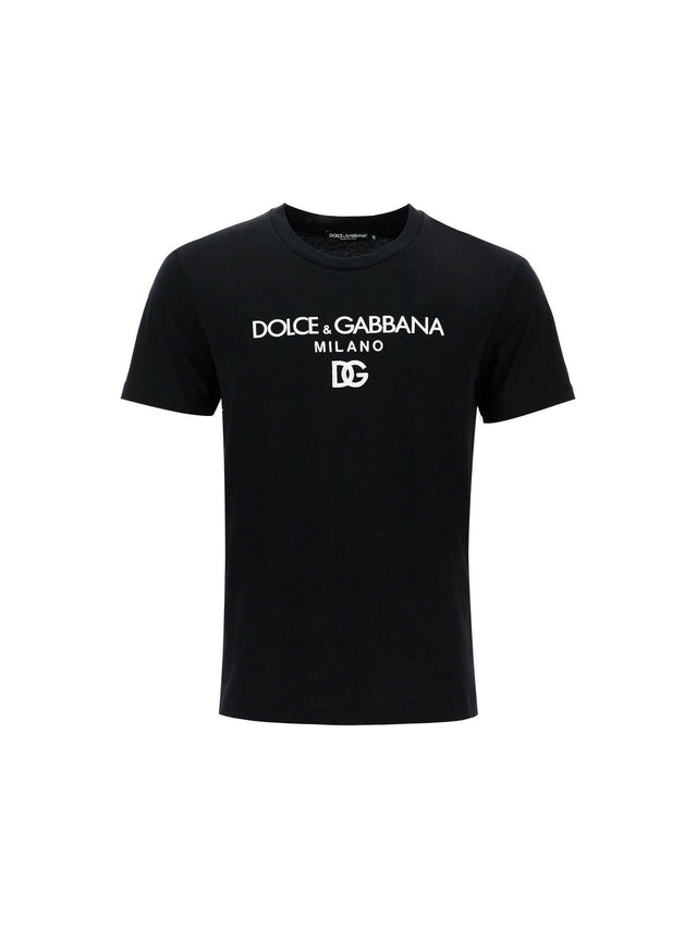 DG Embroidered Cotton T-Shirt.