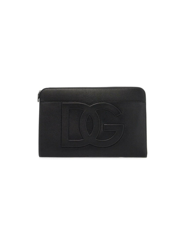 DG Embroidered Deerskin Pouch.