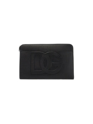 DG Embroidered Deerskin Pouch.