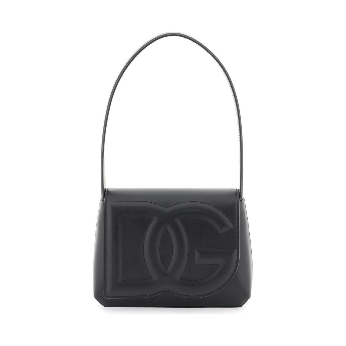 DG Logo Bag Calfskin Shoulder Bag.